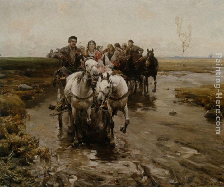 Alfred von Kowalski Wierusz Giddy Up